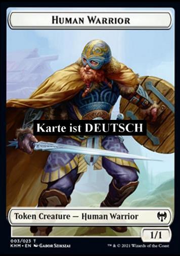 Token - Mensch, Krieger   (Human Warrior)